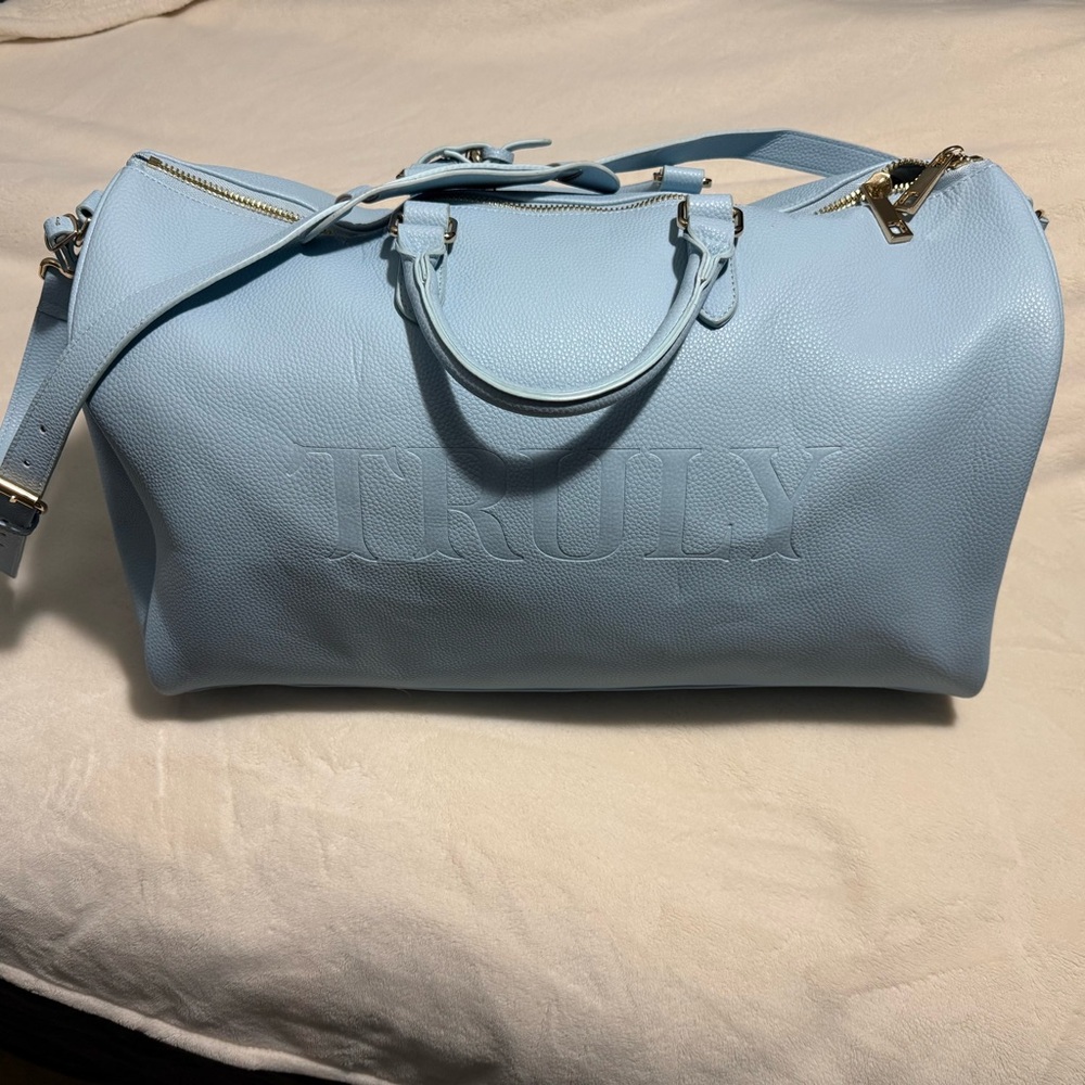 TRULY Light Blue Travel Bag